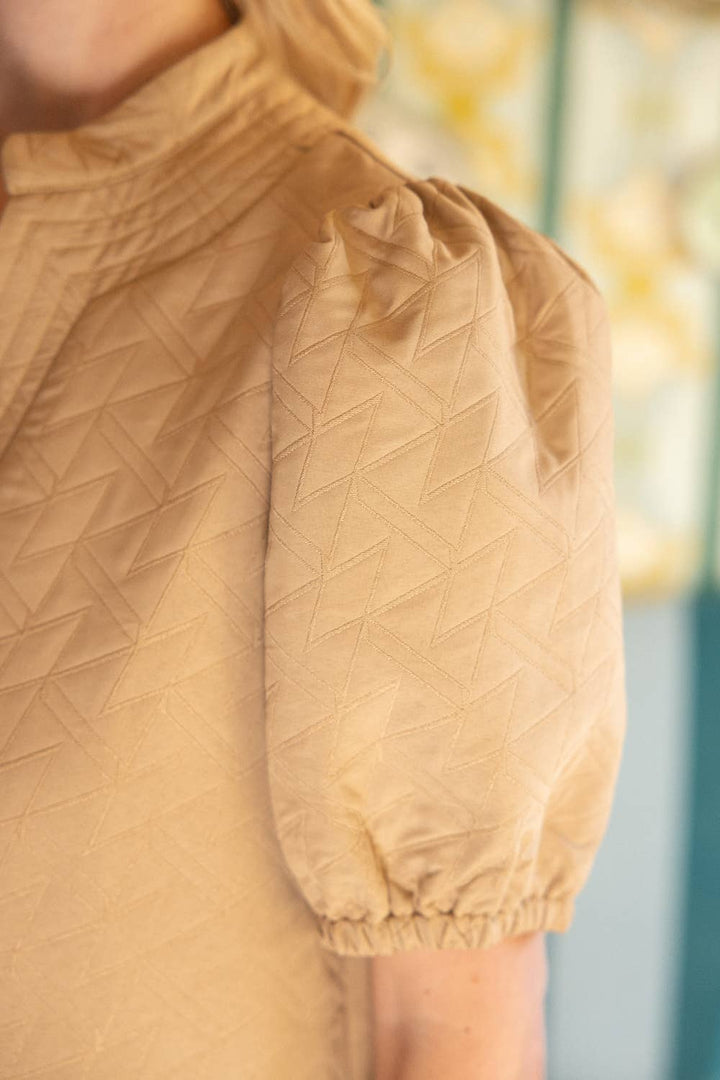 Geometric Quilted Dress