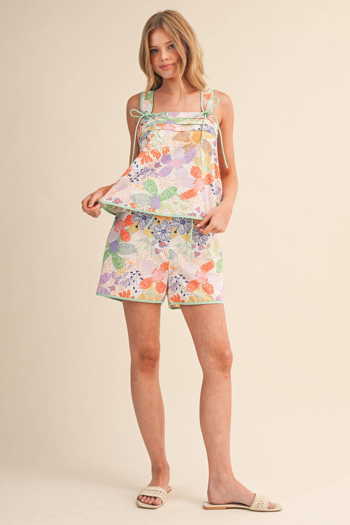 FLORAL PRINT SET
