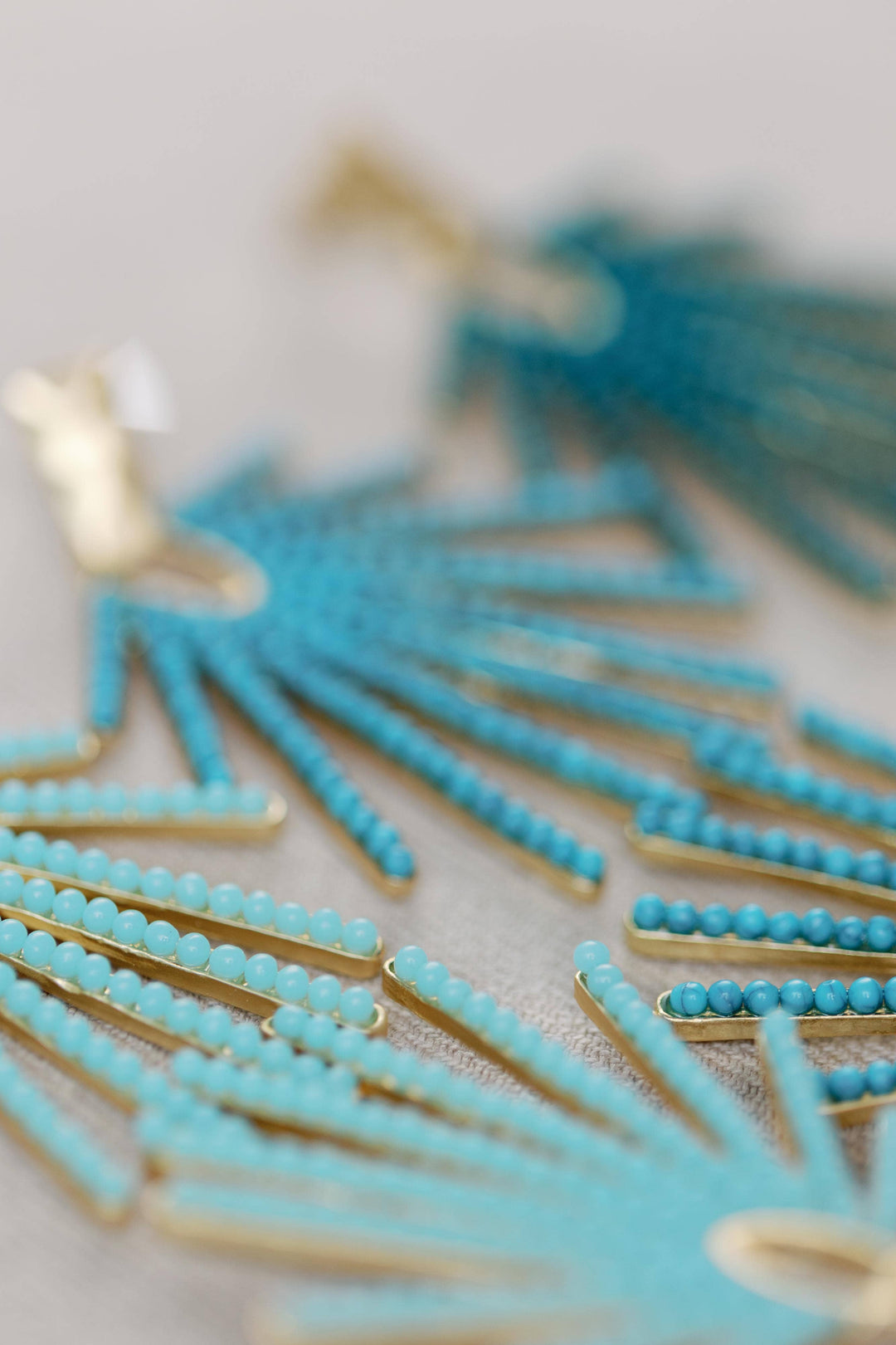 Turquoise Sunburst Earrings