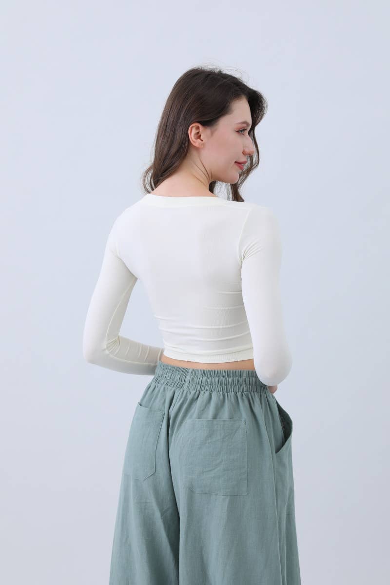 Long Sleeve Crop Top