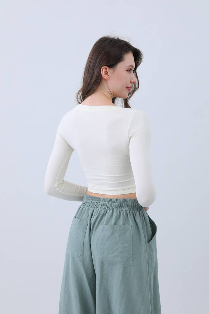 Long Sleeve Crop Top