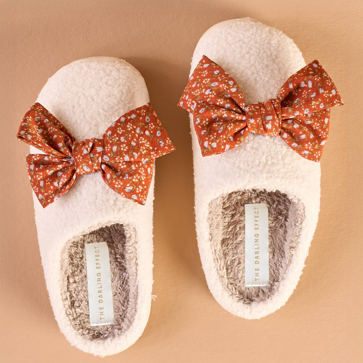 Fuzzy Slippers-Betty Bow