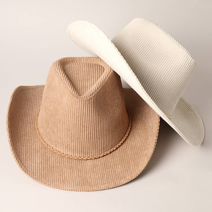 Western Corduroy Cowboy Hat