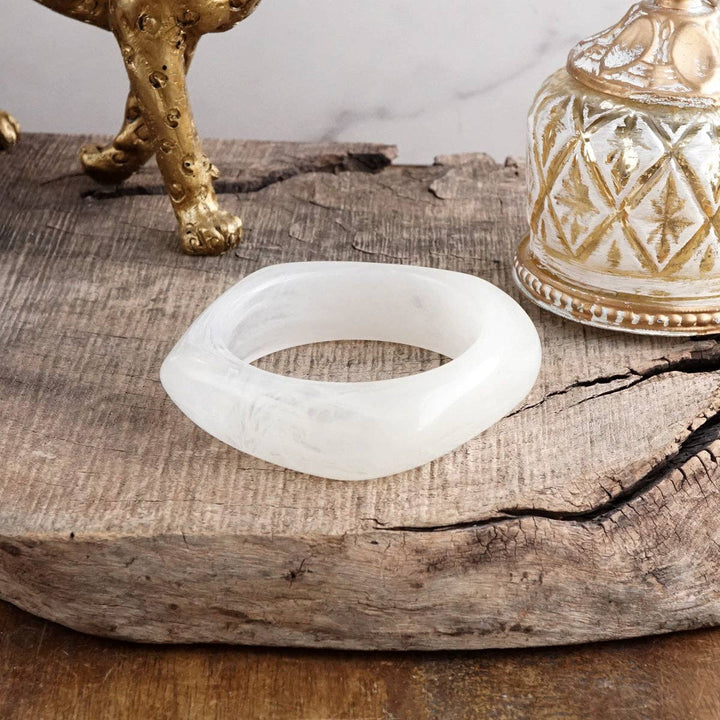 Square Acrylic Chunky Statement Bangle