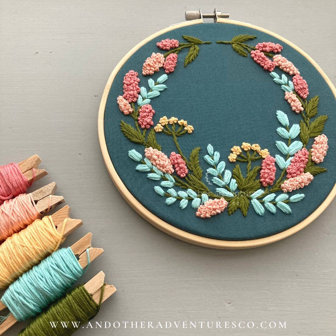 Hand Embroidery Kit - Kensington Spring