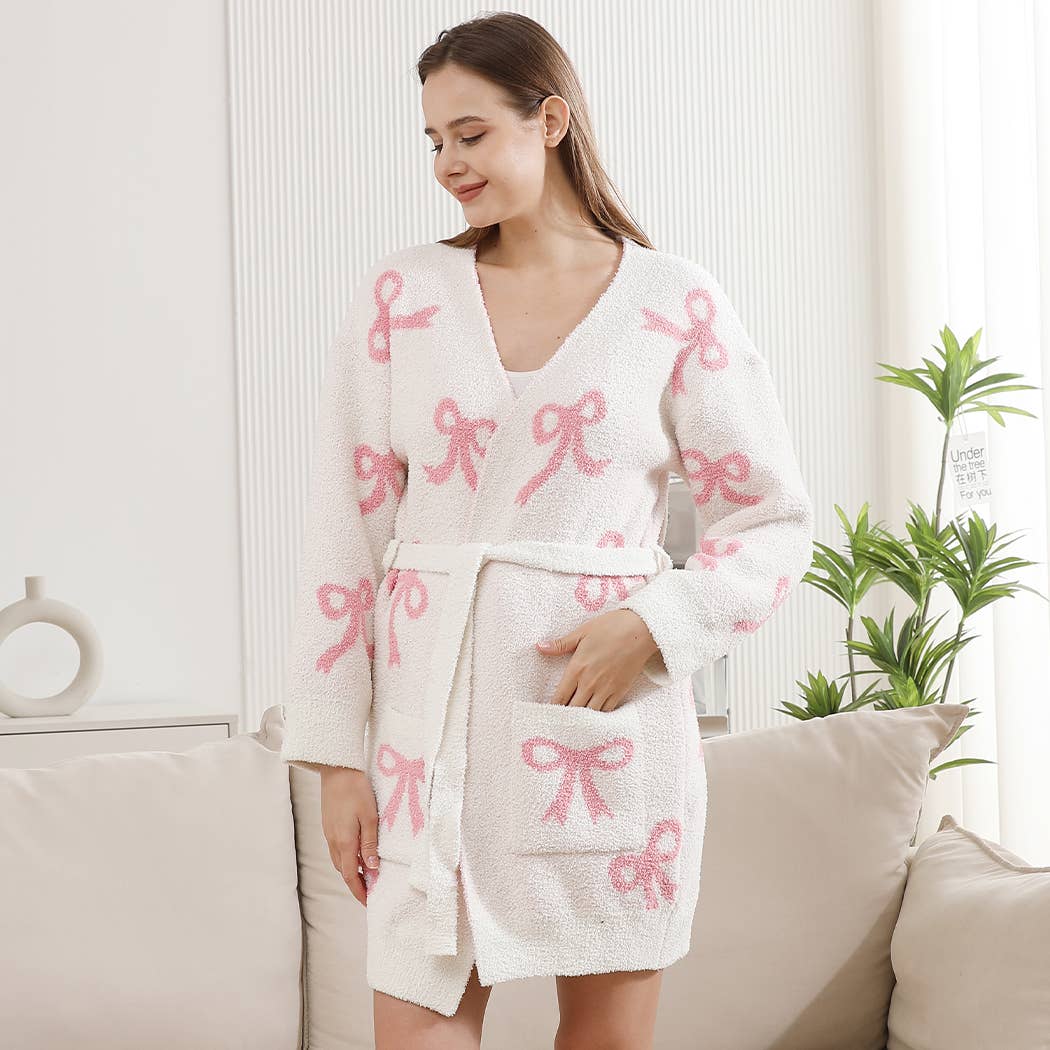 Pink Ribbon Robe