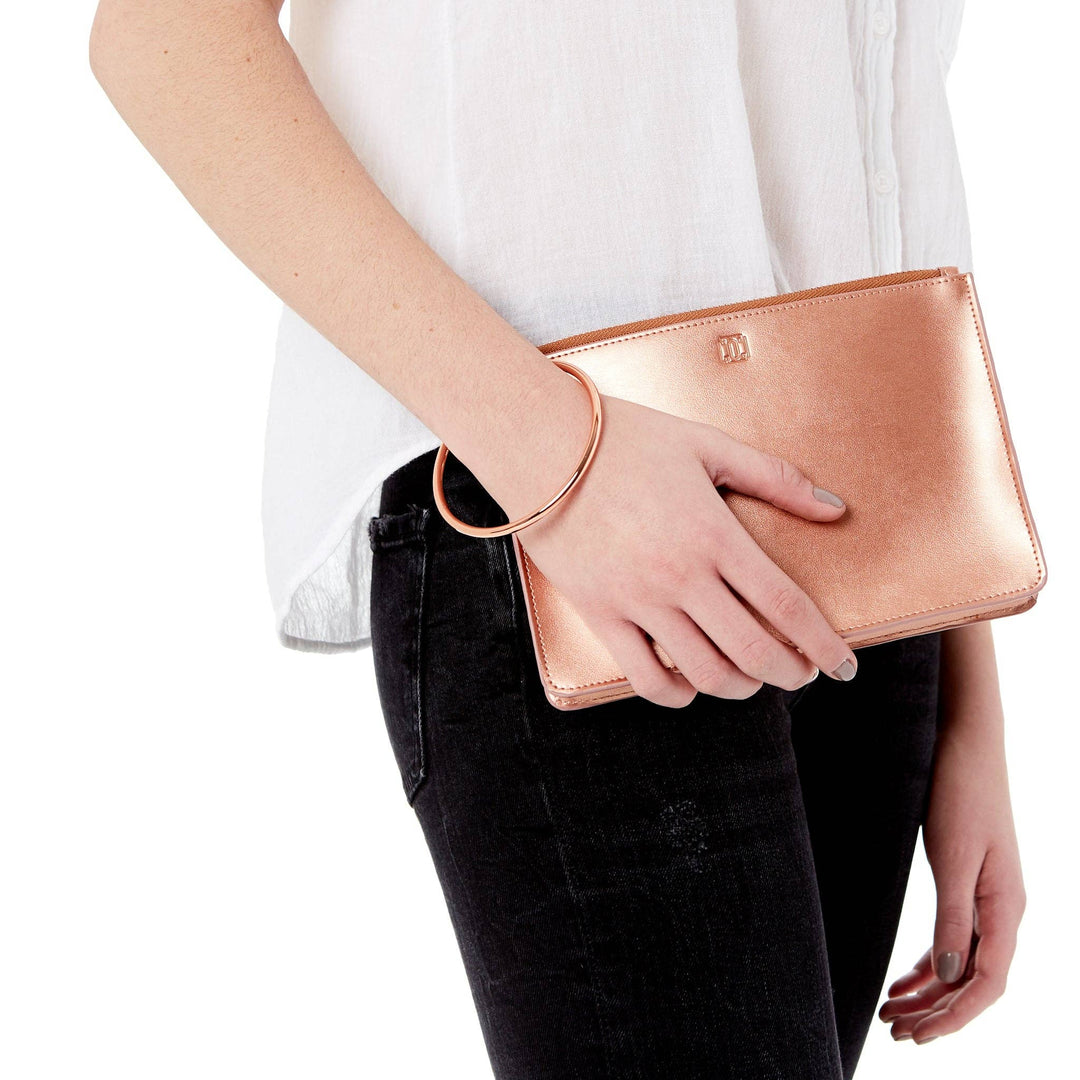 O Bracelet Bag: Rose Gold