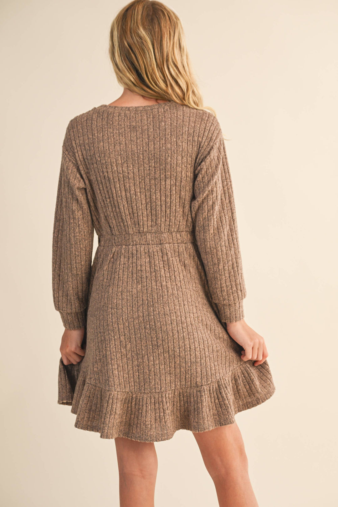 GIRLS HACCI LONG SLEEVE DRESS