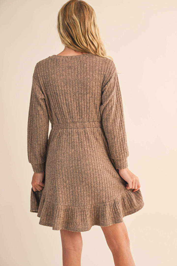 GIRLS HACCI LONG SLEEVE DRESS