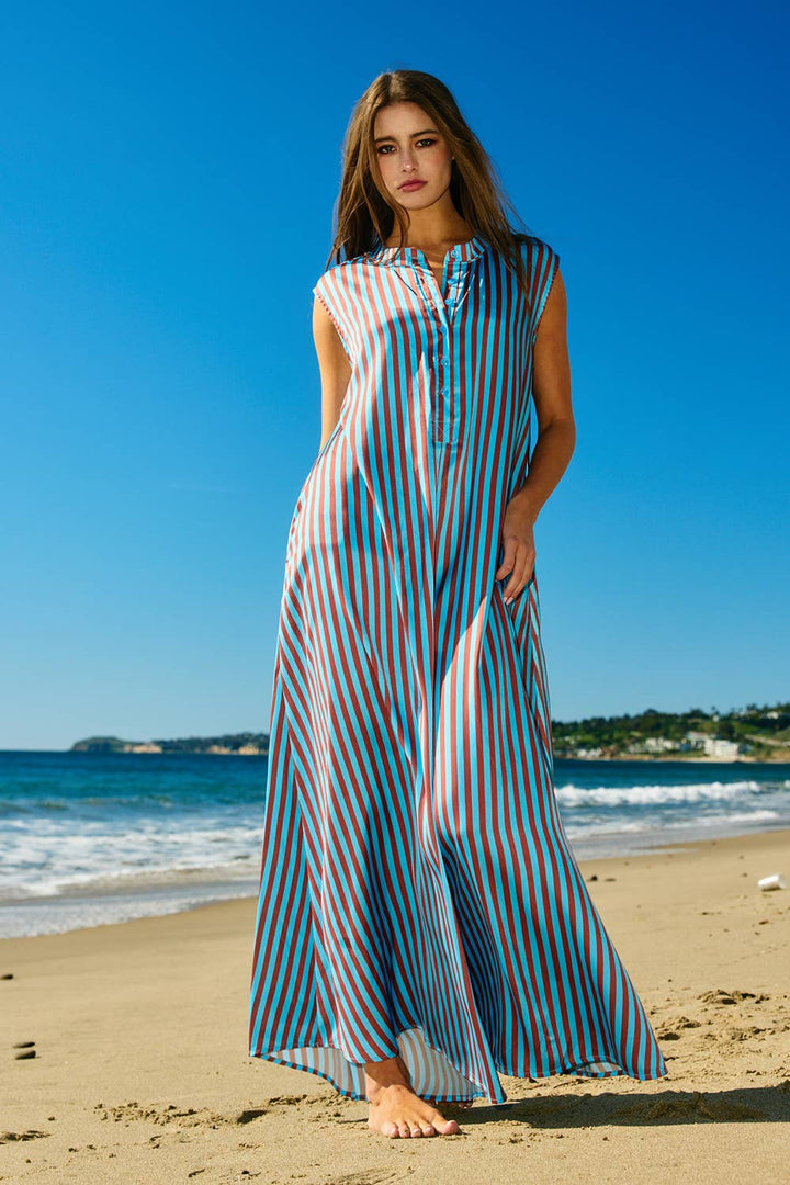 Stripe Soft Satin Jumpsuit