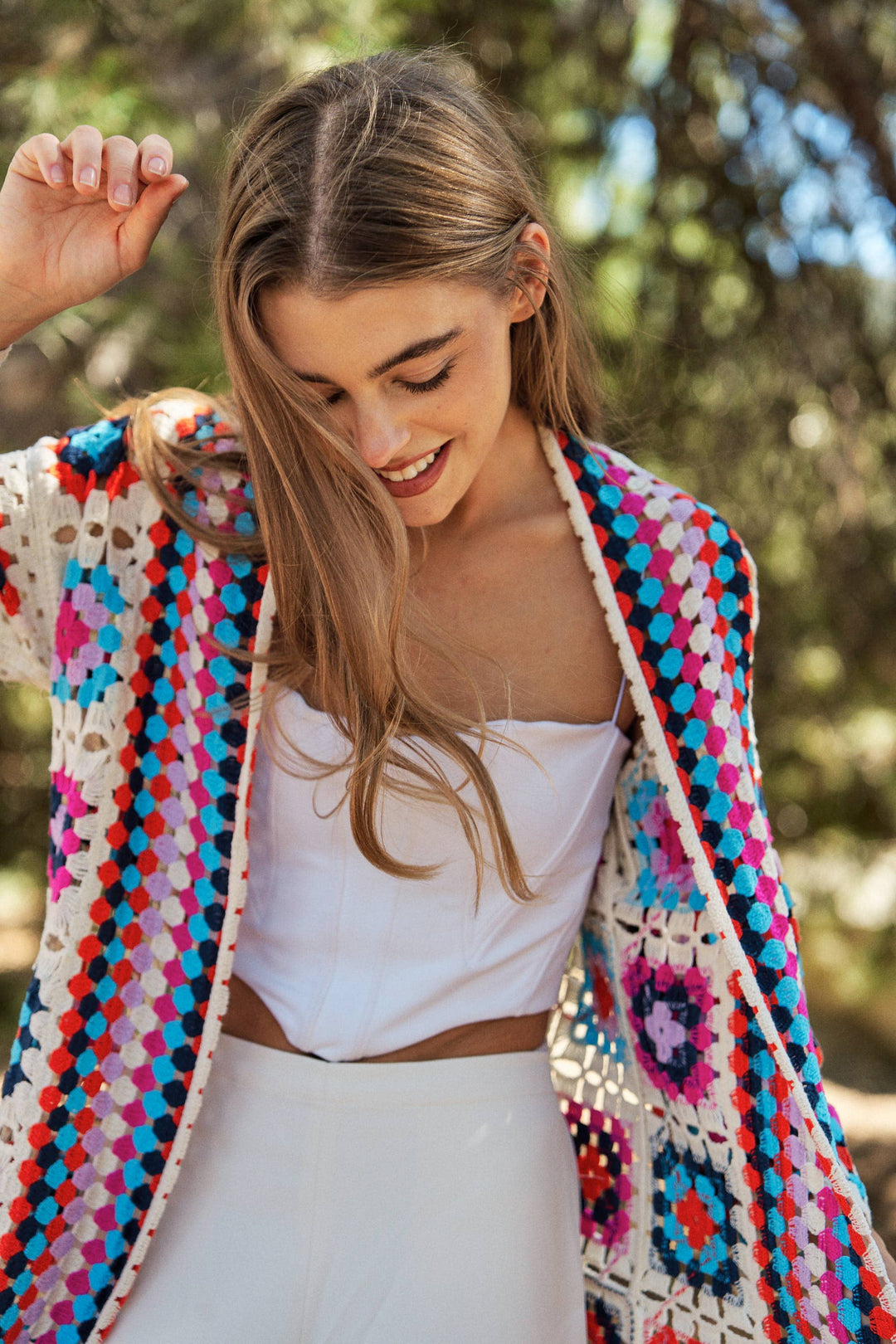 Crochet Long Cardigan