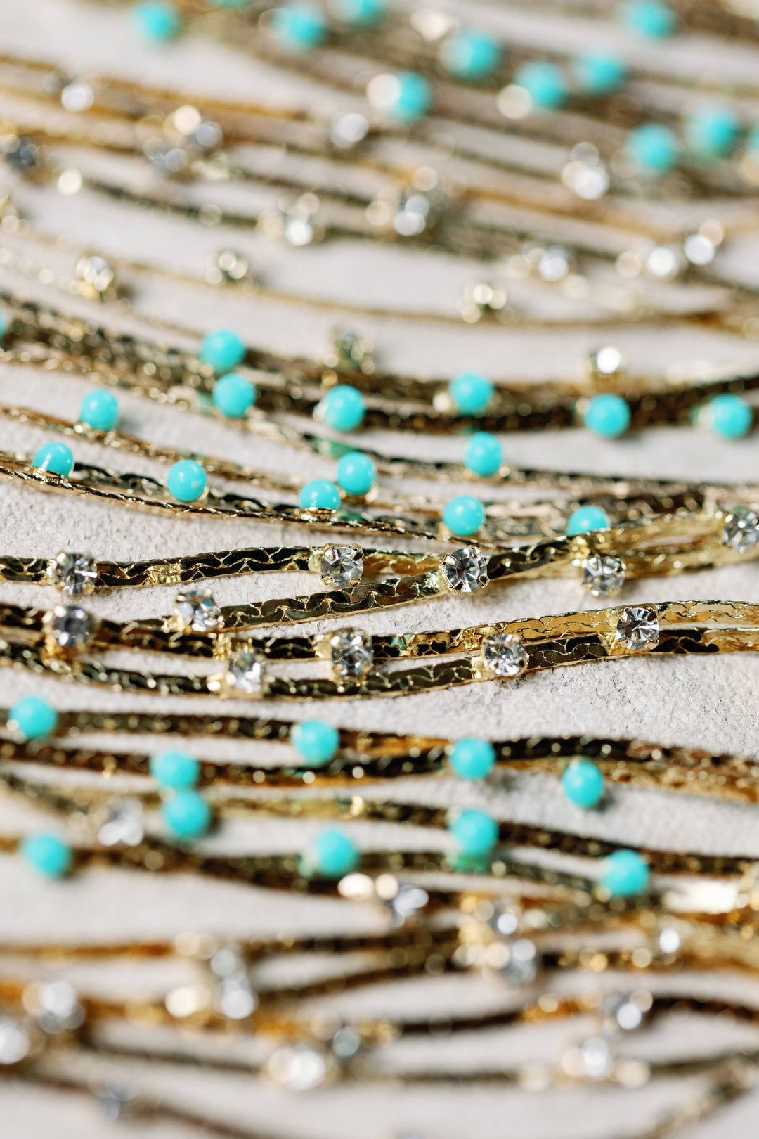 Turquoise Dotted Earrings