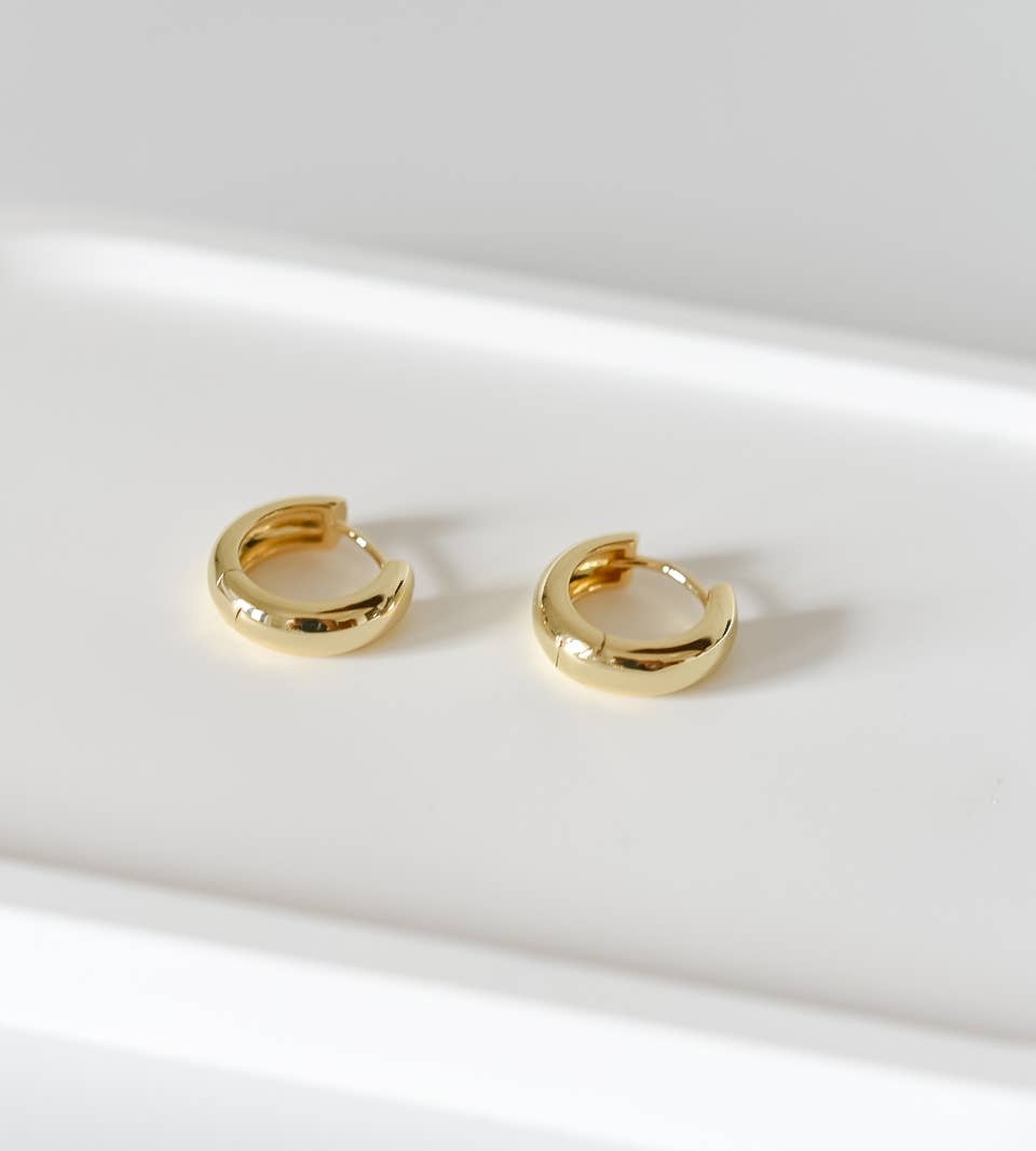 Gold Chunky Hoops