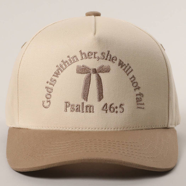 Psalm 46-5 Ribbon Trucker Hat