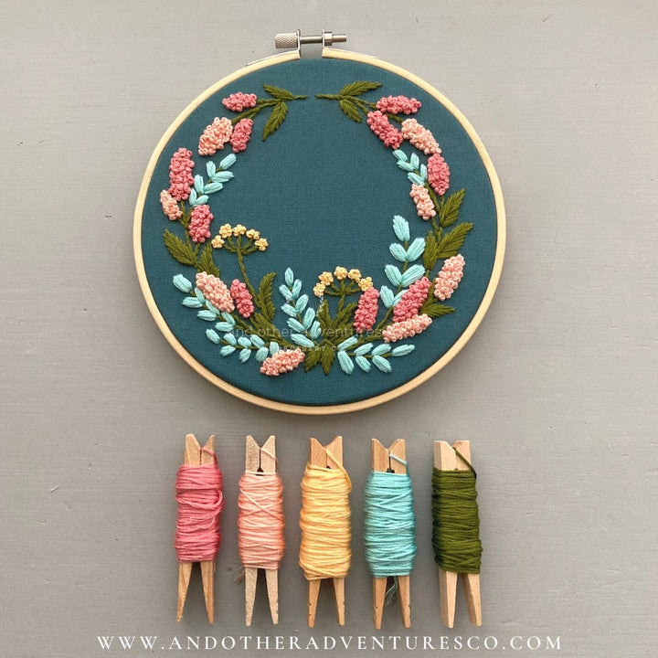 Hand Embroidery Kit - Kensington Spring