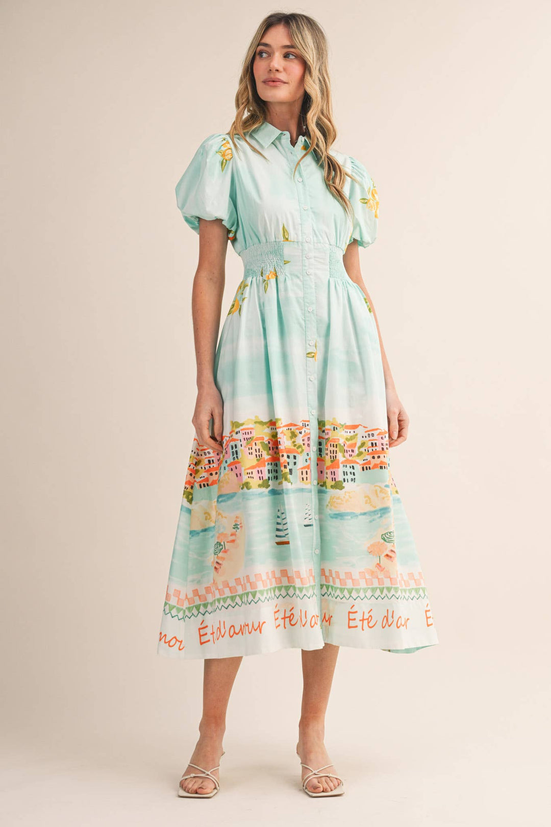 ISLANDS MIDI DRESS