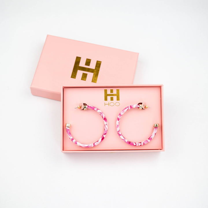 Hoo Hoops Large Pink Confetti