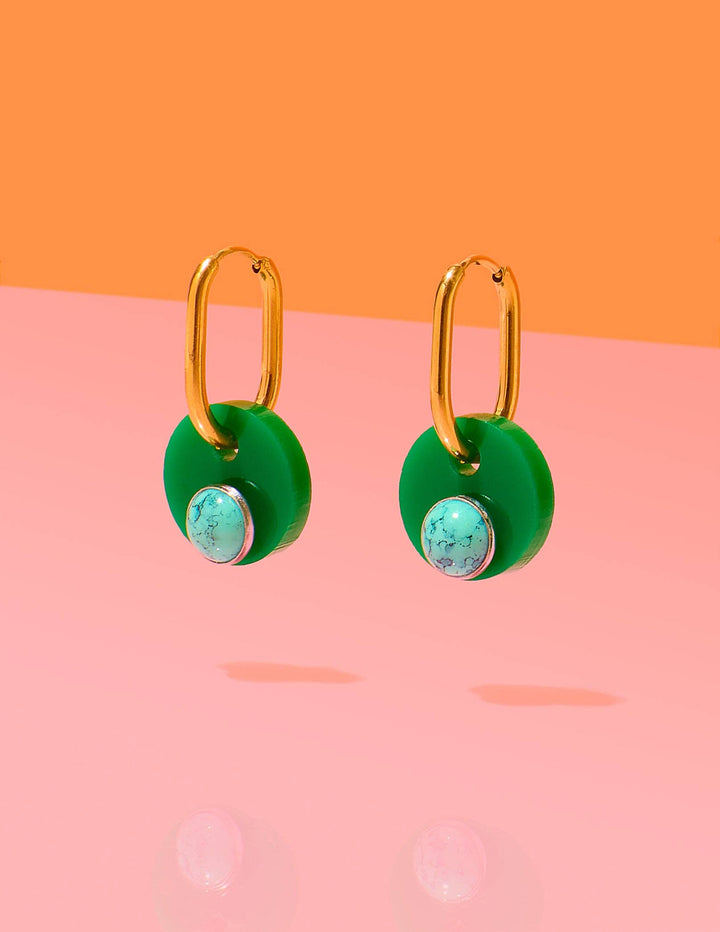 Deco Medallion Green