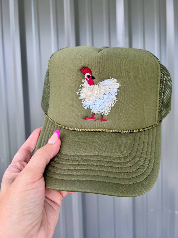 Mother Clucker Fluffy Trucker Hat