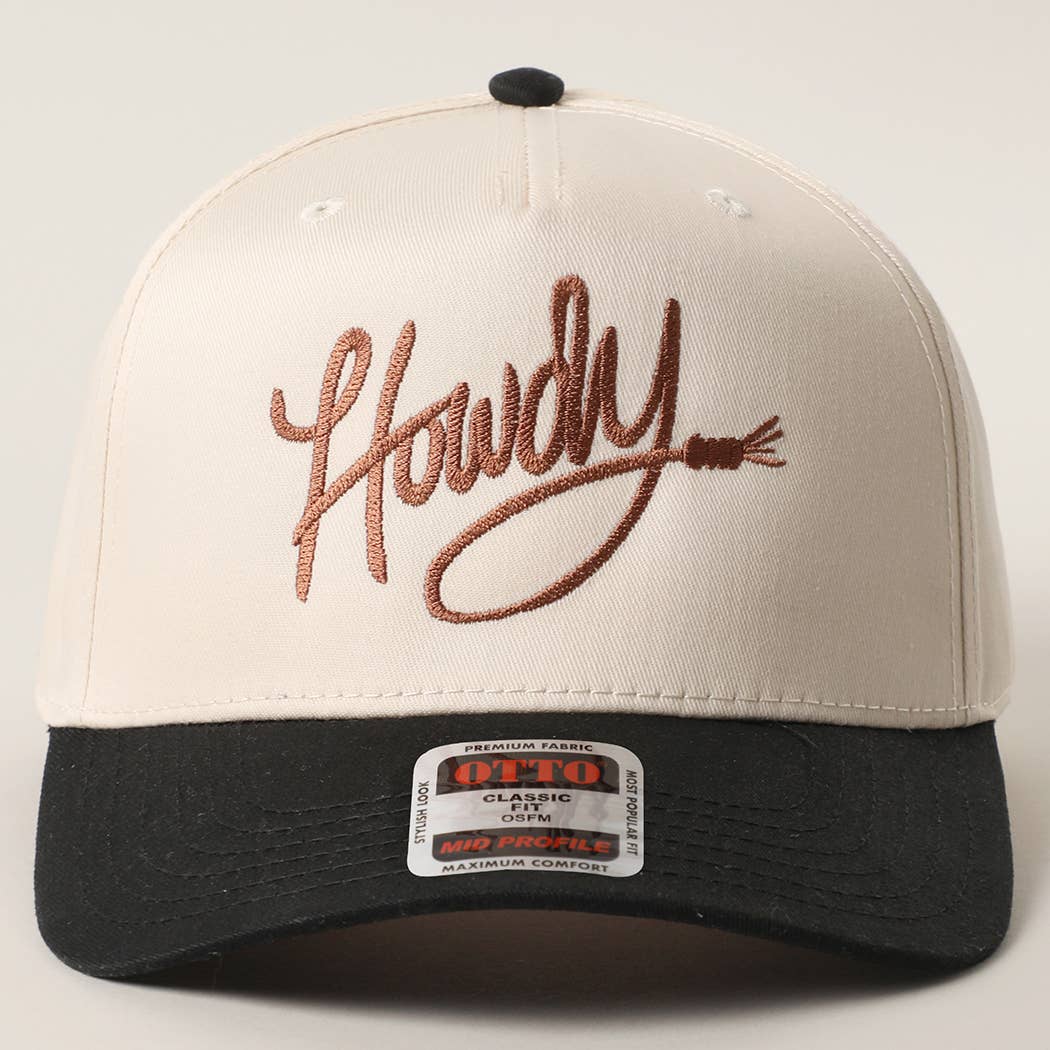 Howdy Two-Tone Trucker Hat