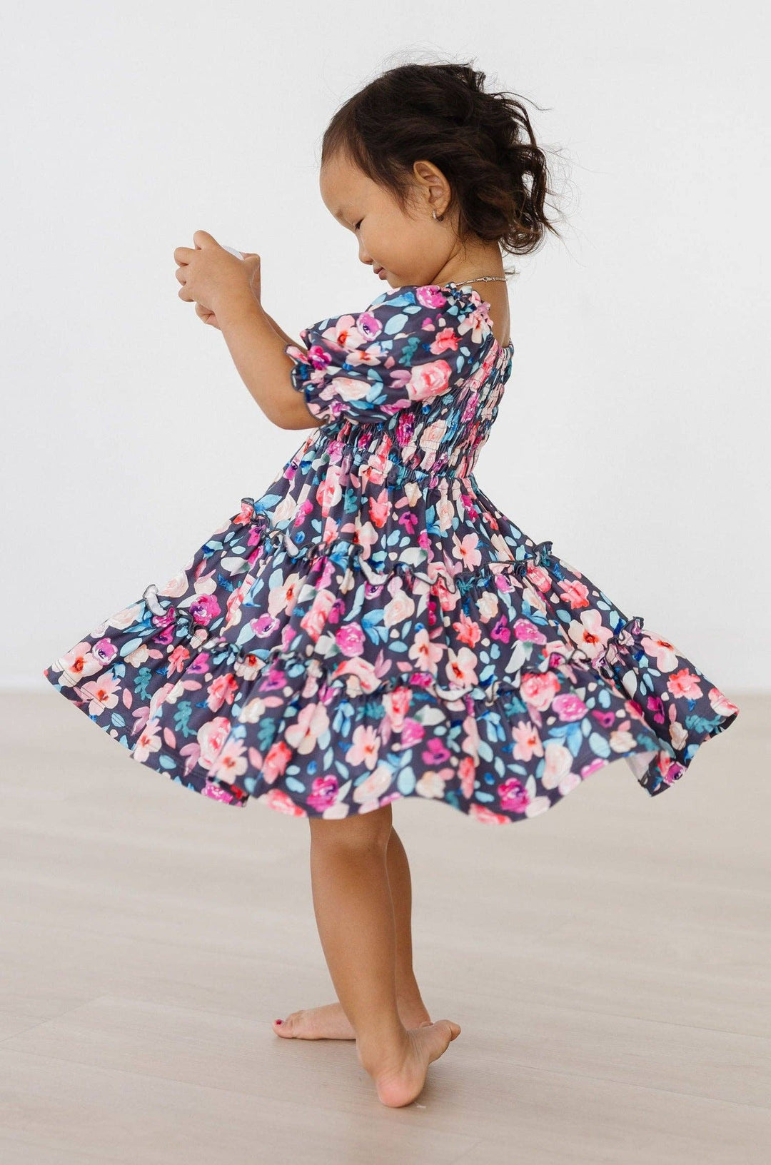 Smocked Ruffle Dress