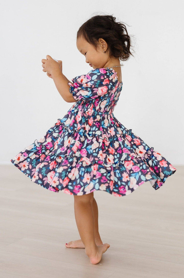 Smocked Ruffle Dress