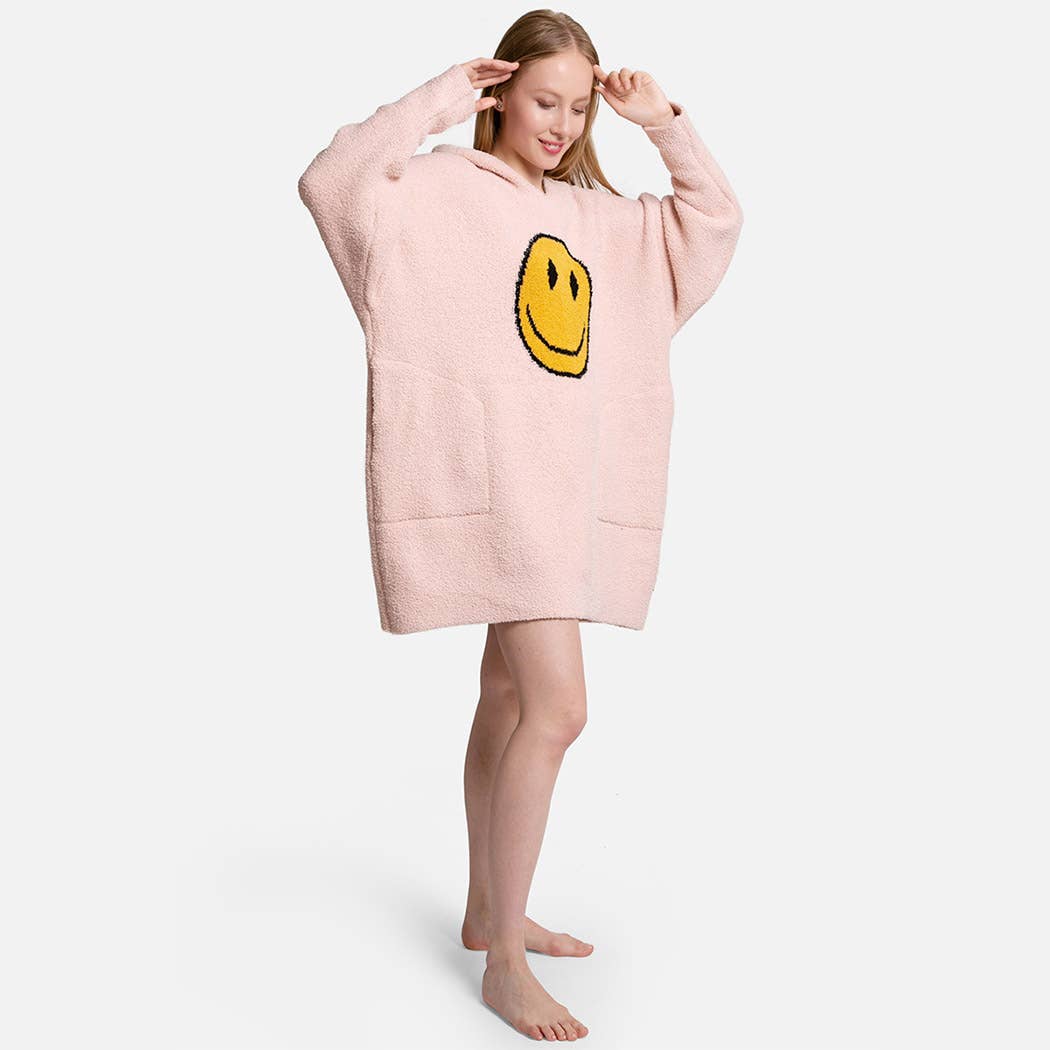 Hooded Happy Face Snuggie