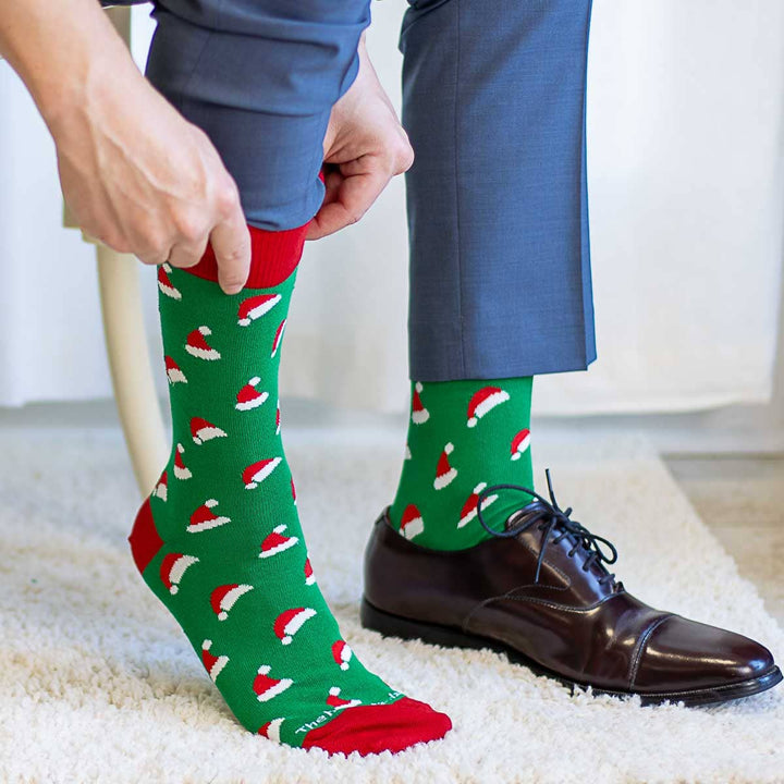 mens holiday dress socks Mens Christmas Dress Socks Gift Box | Festive Designs