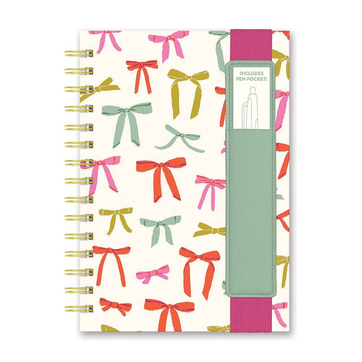 Put a Bow on It  Notebook with Pen Pocket