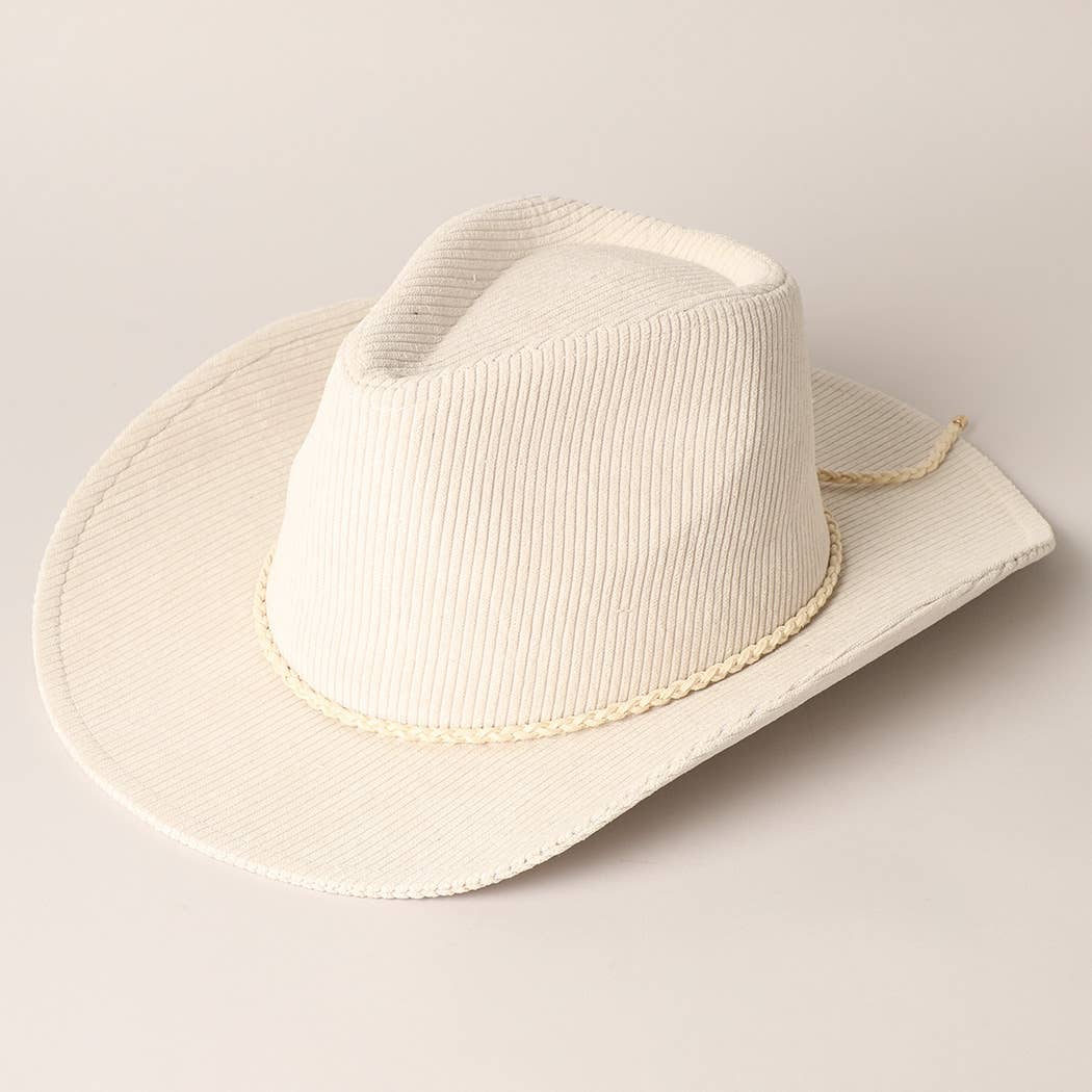 Western Corduroy Cowboy Hat