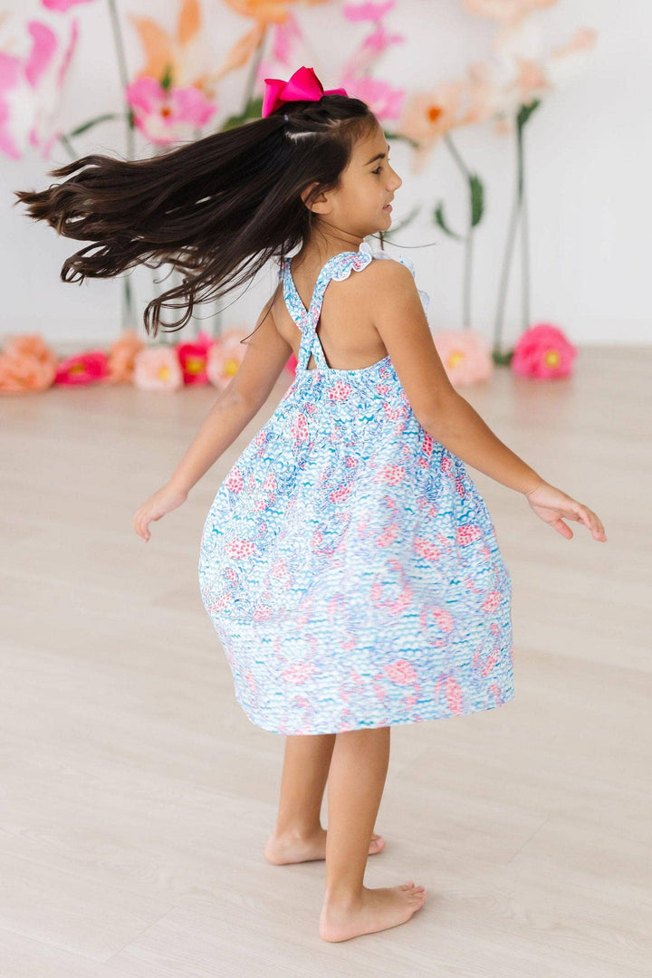 Crab Walk Cross Back Dress