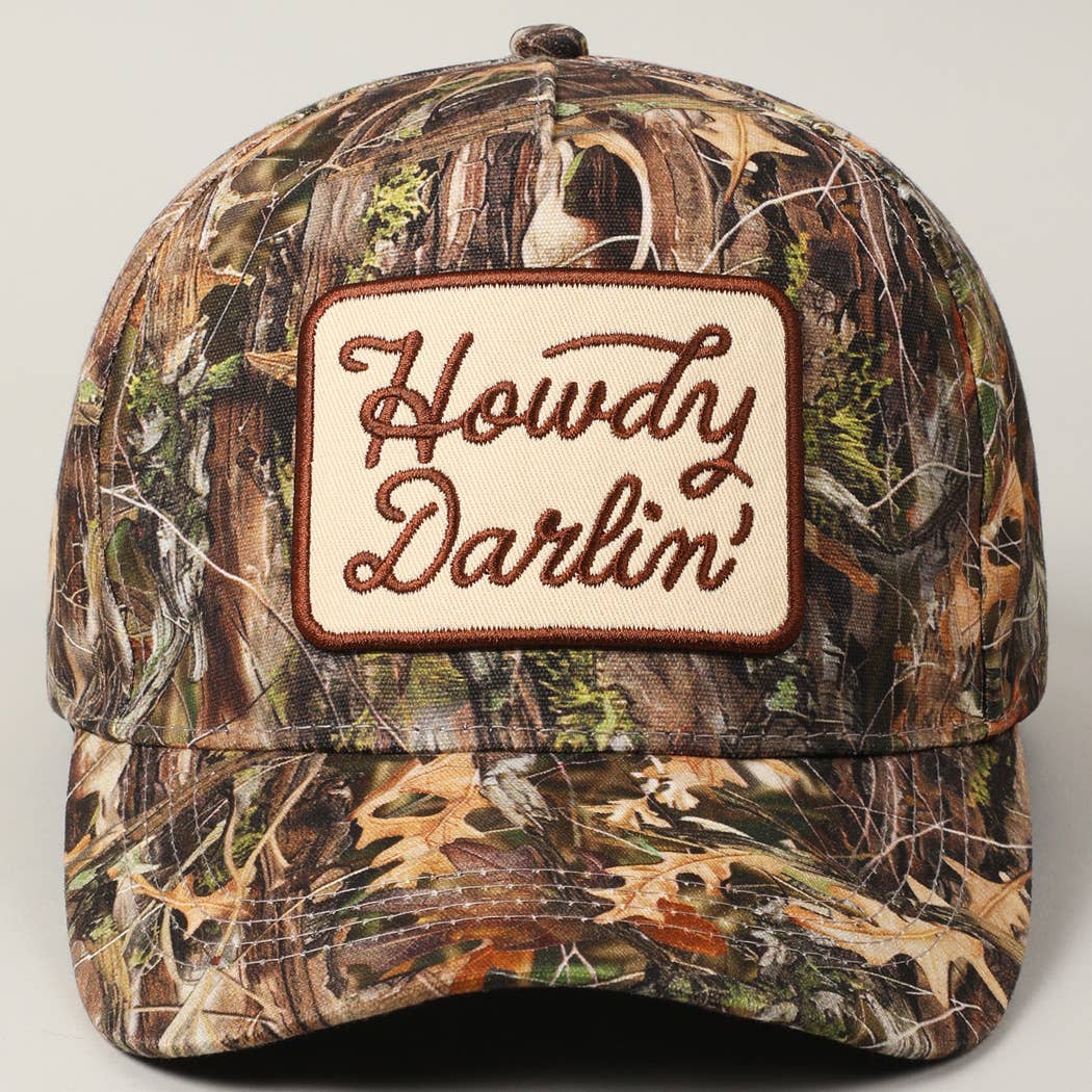 Howdy Darlin' Camo Trucker Hat