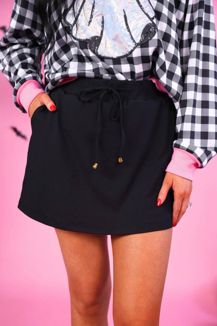 After Dark Black Skort