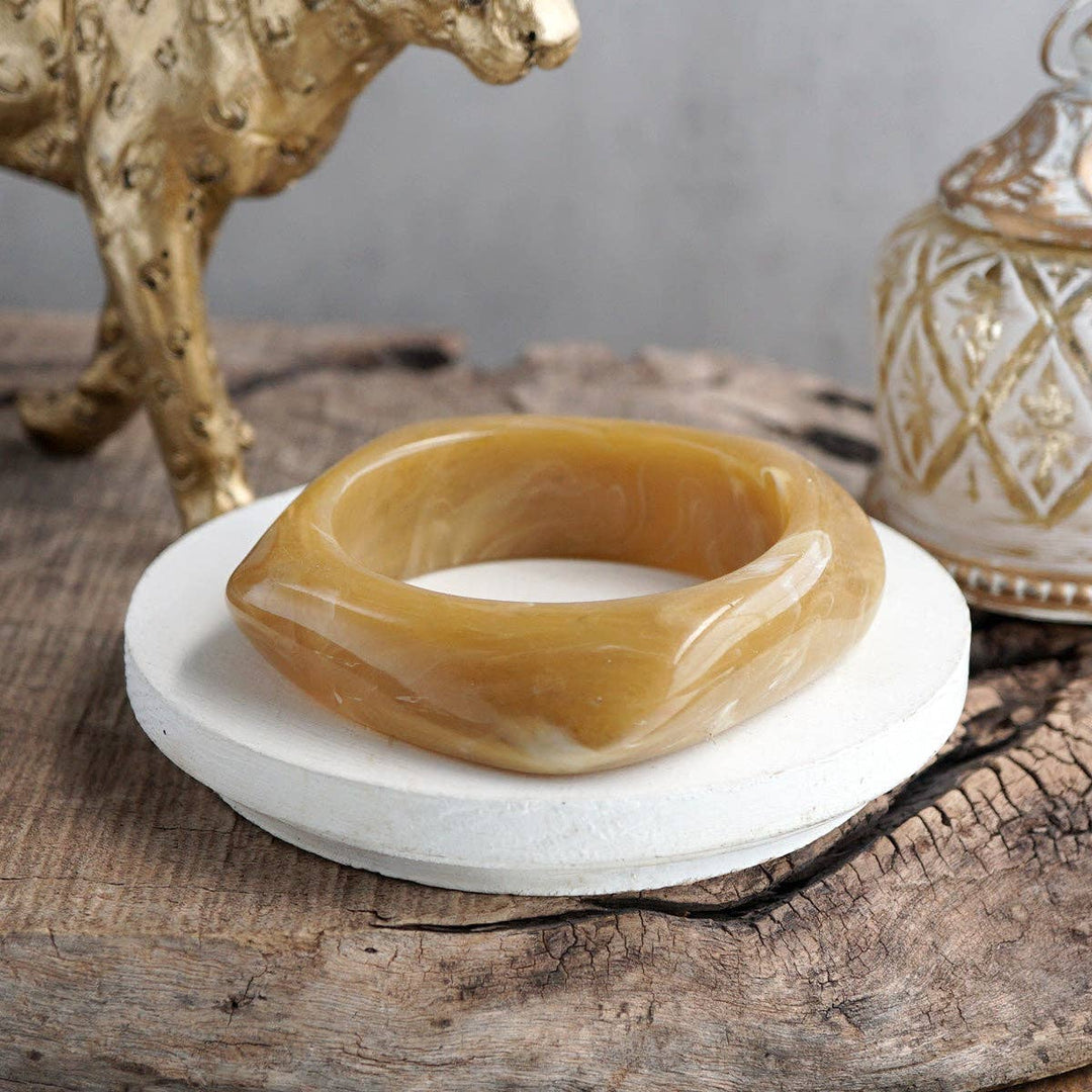 Square Acrylic Chunky Statement Bangle