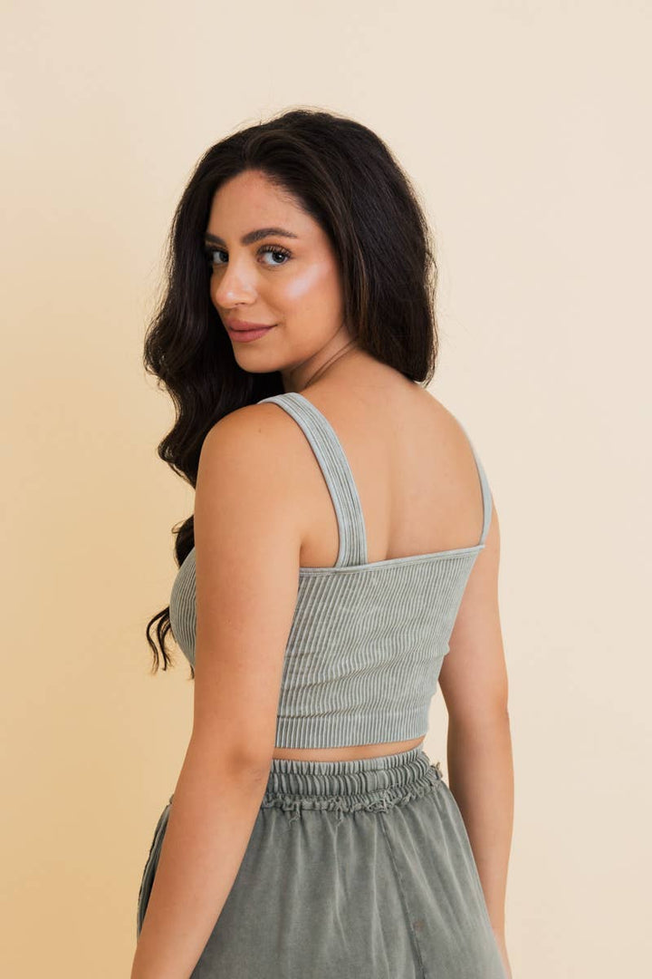 Ribbed Padded Bralette