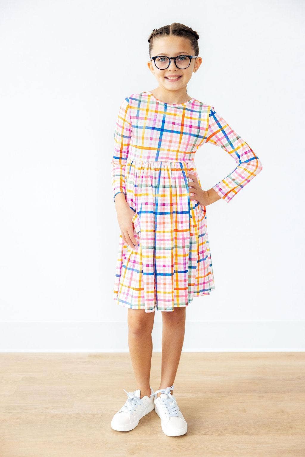 L/S Pocket Twirl Dress