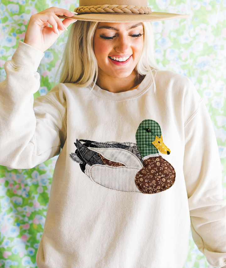 Grannys Faux Patchwork Mallard