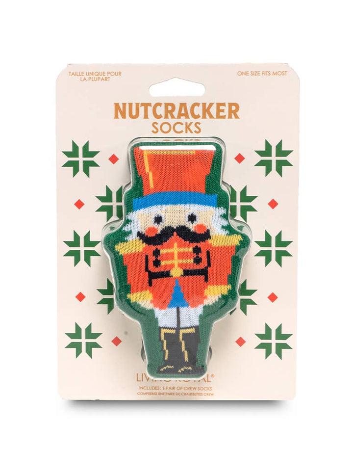 Green 3D package Nutcracker Socks