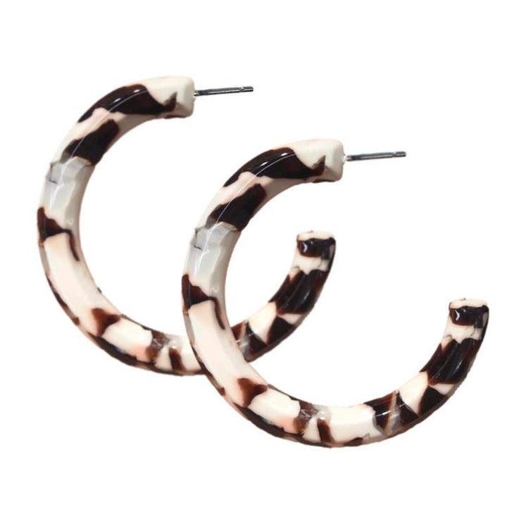2" Cocoa Hoop Earrings