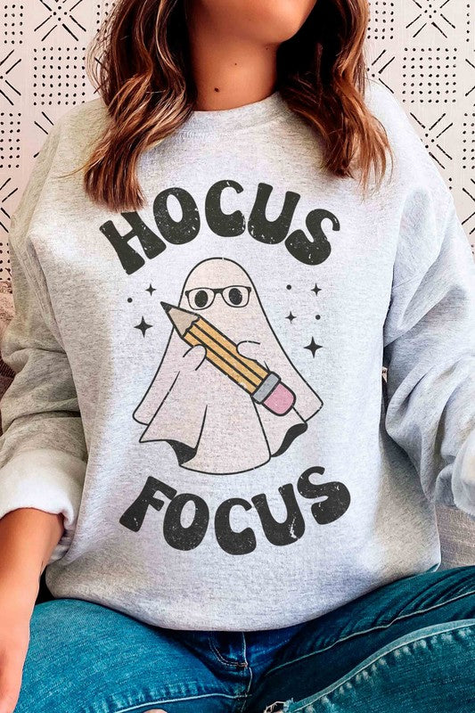 HOCUS FOCUS GHOST Graphic Sweatshirt