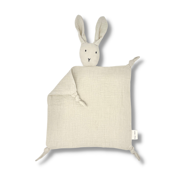 Bunny Lovey Blanket: Blue