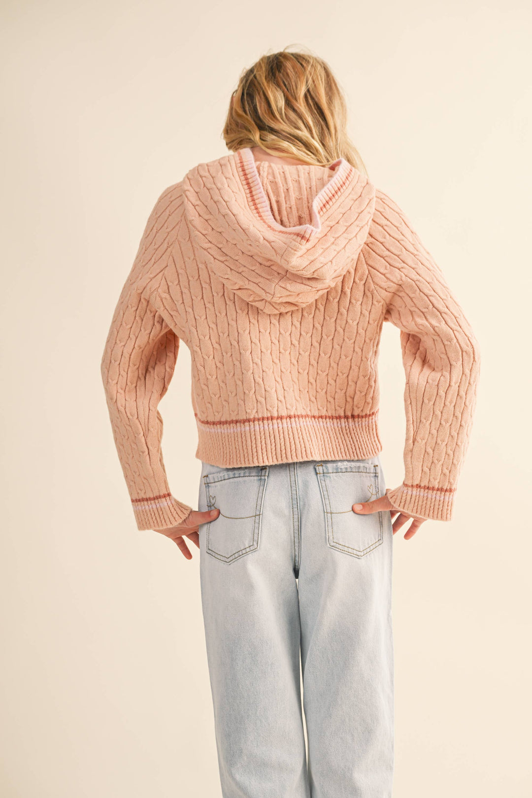 GIRLS HOODED SWEATER