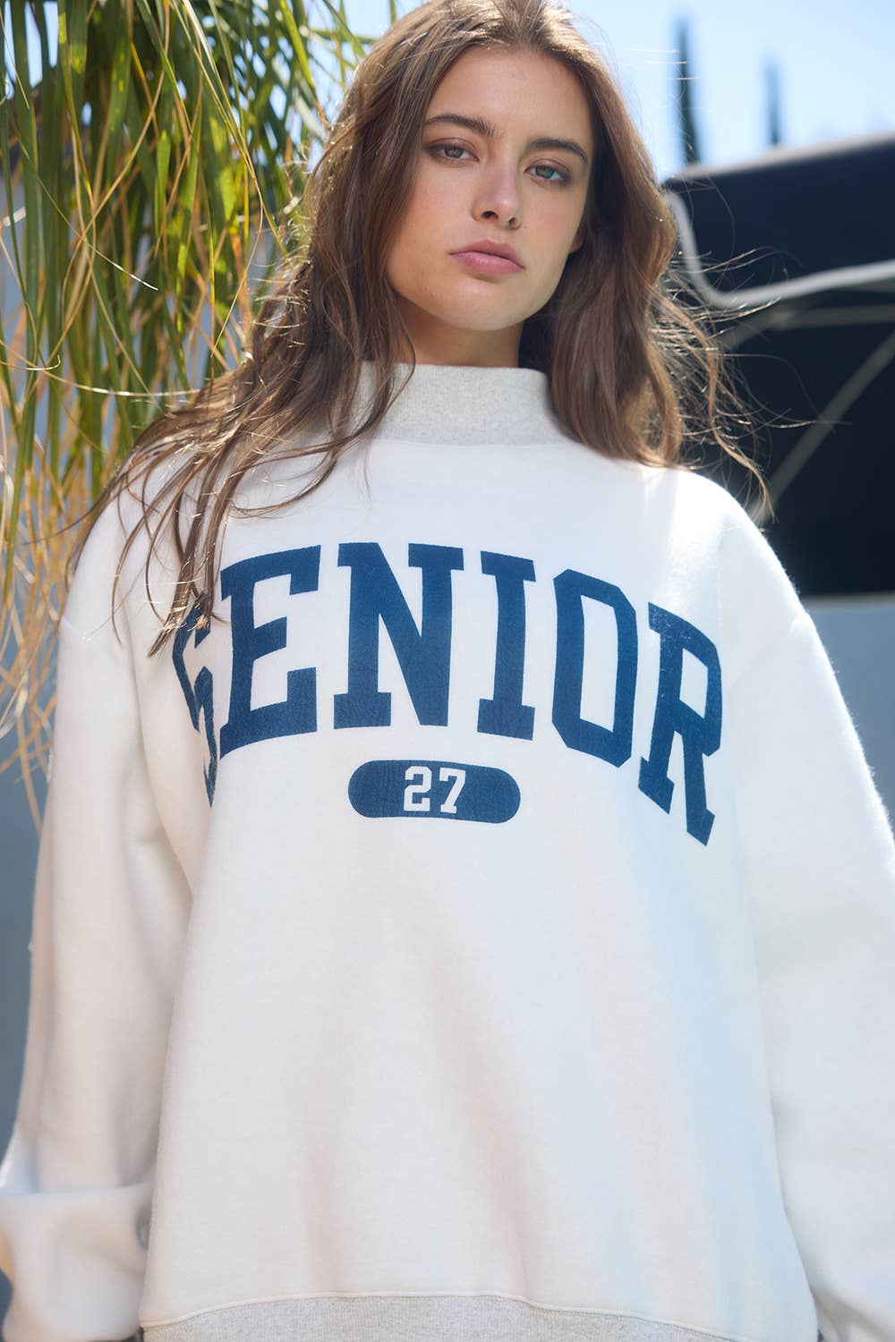 SENIOR' Reversible Mock-Neck Sweatshirt