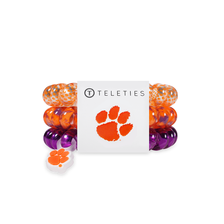 Spiral Hair Coils | Large | Go Tigers! Hair Ties