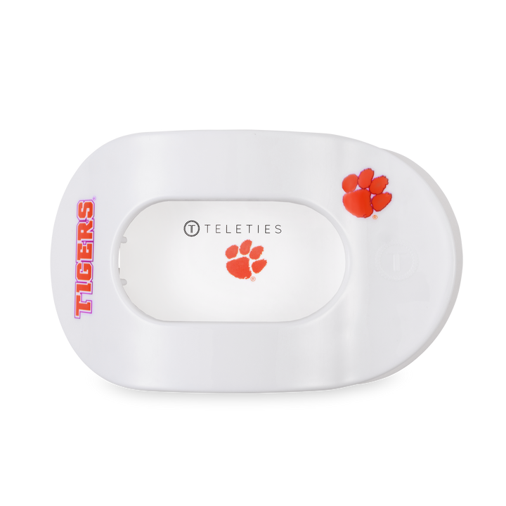 Flat Round Hair Clip | Large | Go Tigers!