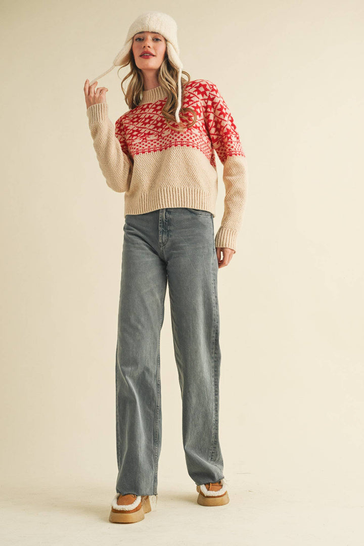Winter Geo Sweater