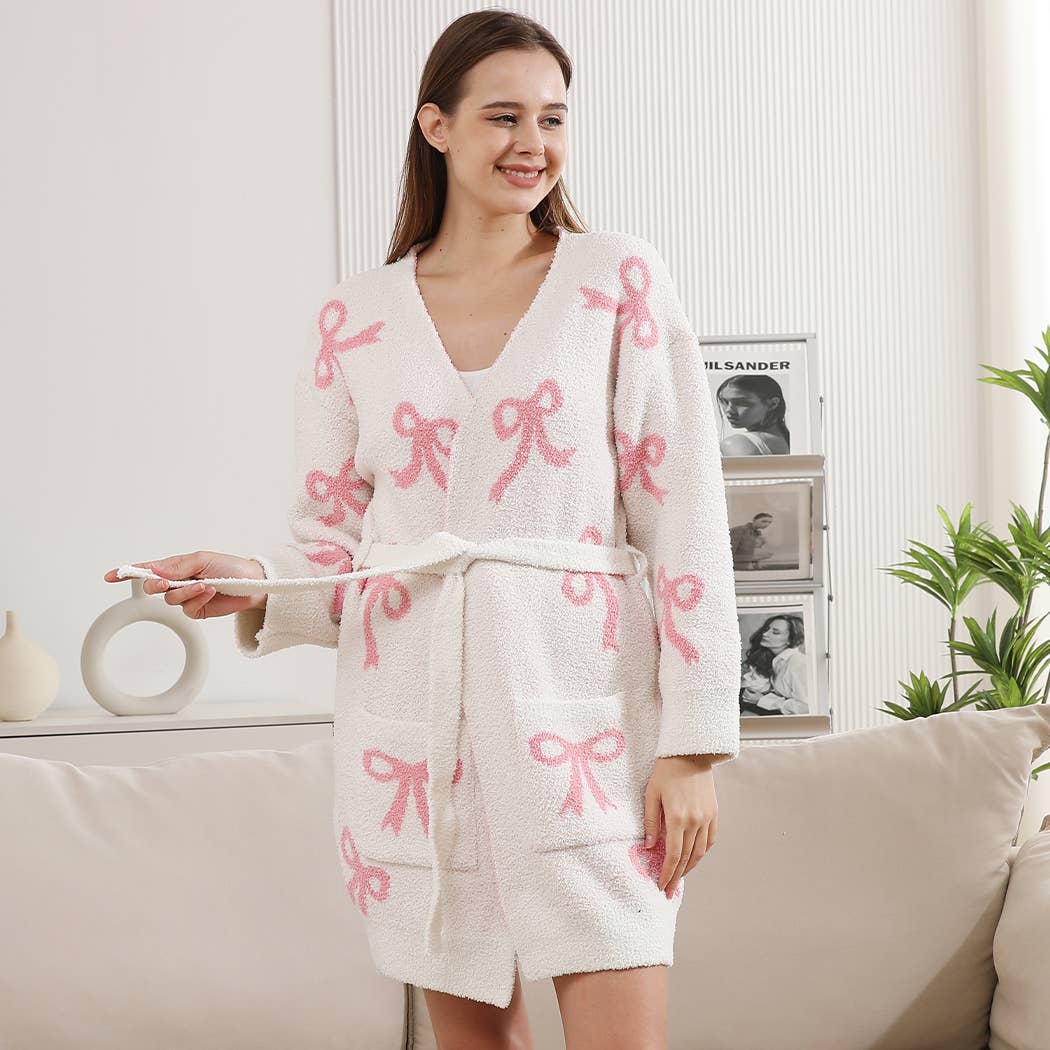 Pink Ribbon Robe