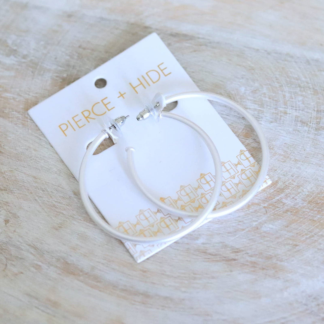 Everyday Silver Hoop Earrings
