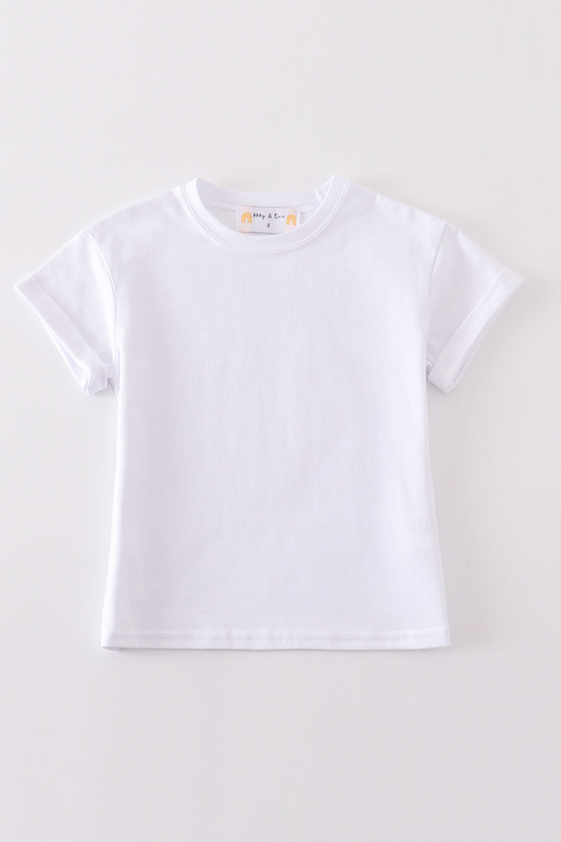 White Basic Tee