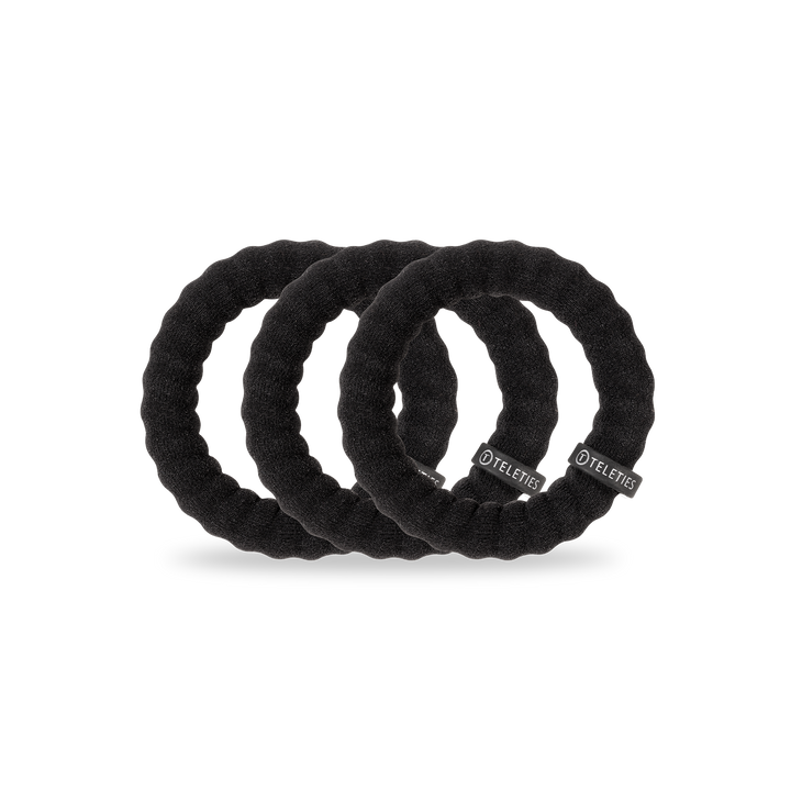 Nylon Hair Ties | Large | Jet Black